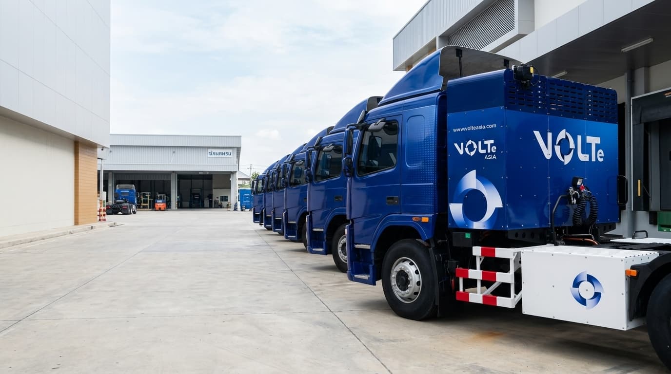 VOLTe Asia battery-electric tractor fleet